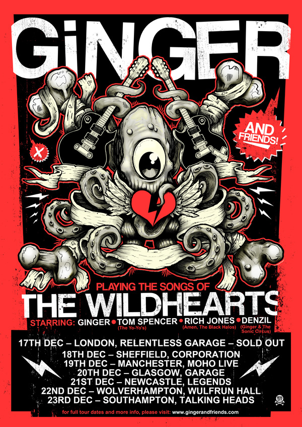 Ginger & Friends December 2010 Tour Poster